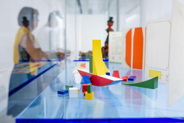Schiffbauspiel von Alma Siedhoff-Buscher im Bauhaus-Museum Weimar.