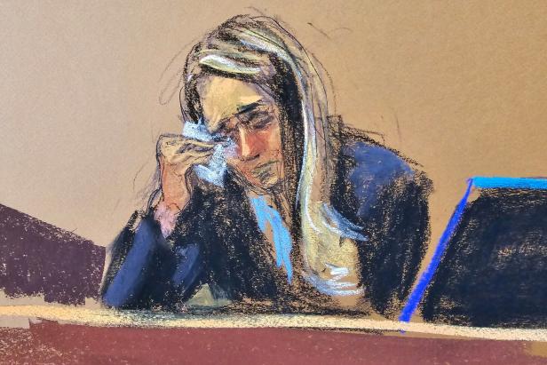 Trump trial: Witness breaks down in tears in court