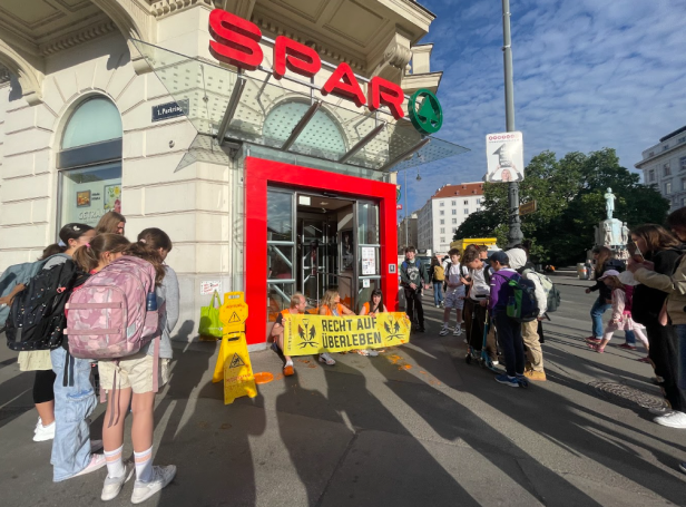 Die Spar-Filiale in der Wiener Innenstadt 