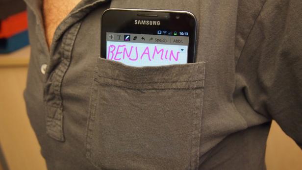 Smartphone-Riese Galaxy Note im Test