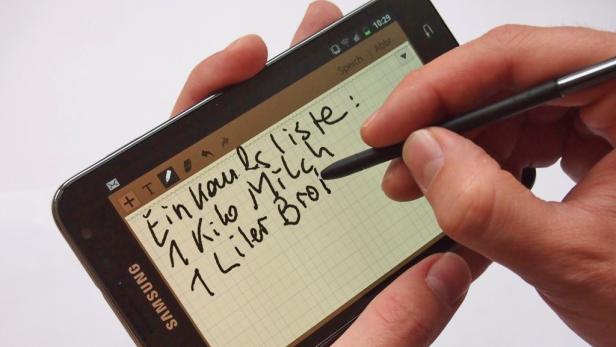 Smartphone-Riese Galaxy Note im Test