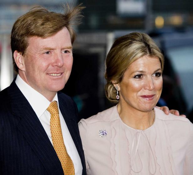 König Willem Alexander und seine Frau Maxima.