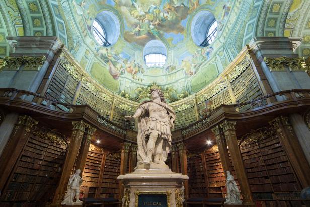 Der Prunksaal der Nationalbibliothek 