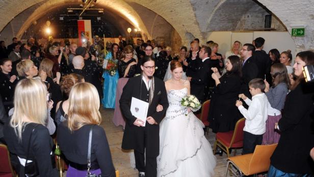 Wiener Traumhochzeit mit ritterlichem Schutz