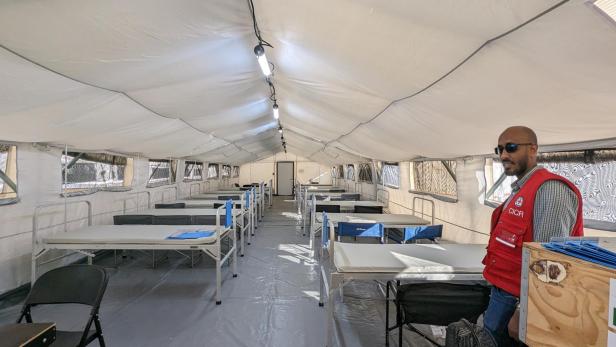 Rotes Kreuz über neues Feldspital in Rafah: "Habe so etwas noch nie erlebt"