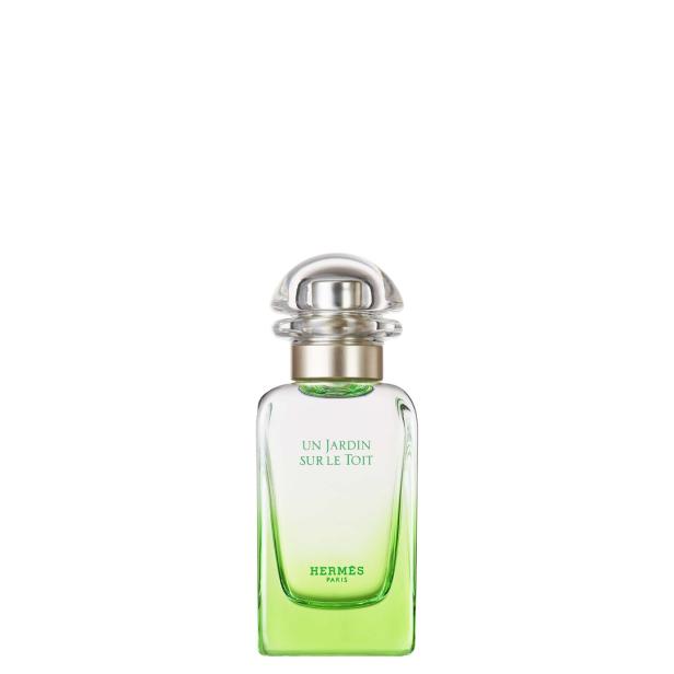 Ein Flakon des Parfüms „Un Jardin Sur Le Toit“ von Hermès.