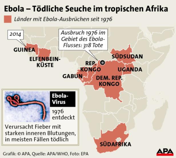 Das Ebola-Virus breitet sich aus