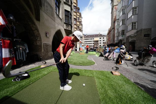 Premiere in Innsbruck: Ein Golfturnier mitten in der Stadt