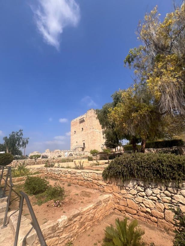 Mittelalterliche Hochburg von Kolossi auf Zypern