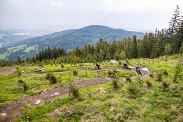 Wechsel zu riesiger Mountainbike-Destination ausgebaut