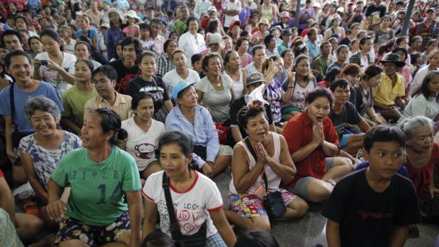Wütende Bürger gegen Damm in Bangkok