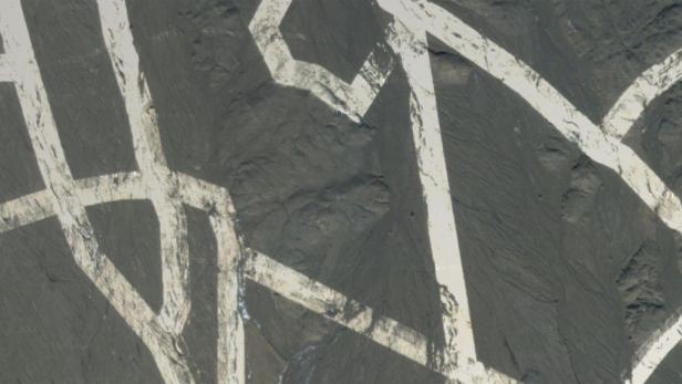 Rätselhafte Strukturen in Chinas Wüste