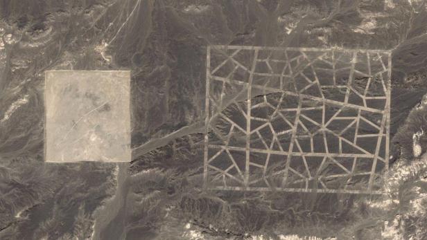 Rätselhafte Strukturen in Chinas Wüste