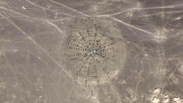 Rätselhafte Strukturen in Chinas Wüste