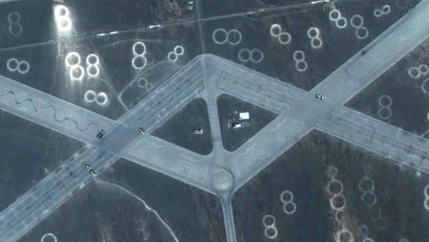 Rätselhafte Strukturen in Chinas Wüste