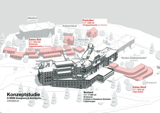 Alpenchic: So soll das neue Südbahnhotel am Semmering aussehen