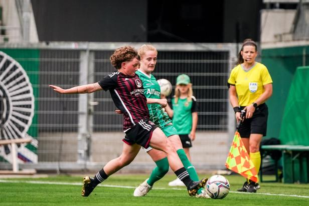 Rapid-Frauen testeten vor 7.278 Fans, ein Abgang beim Herren-Team