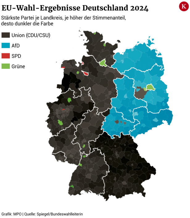Das politisch geteilte Deutschland: Warum der Osten weit nach rechts kippt