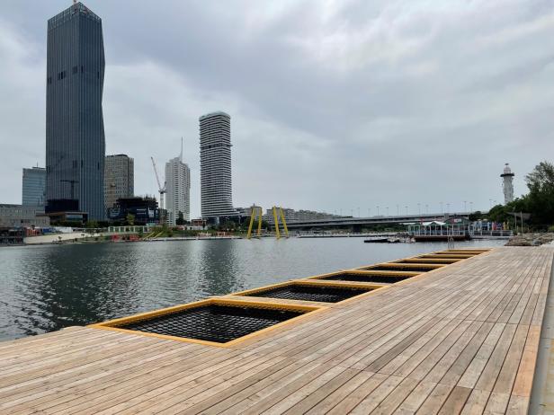 Pier 22: Neuer Strand auf der Wiener Donauinsel eröffnet