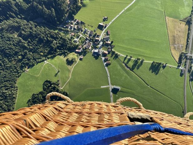 Das Ballonfahren im Tiroler Brixental ist ein Spektakel