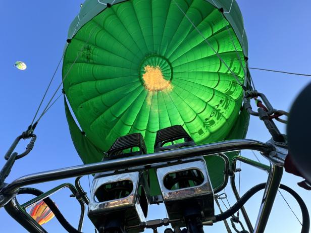 Das Ballonfahren im Tiroler Brixental ist ein Spektakel