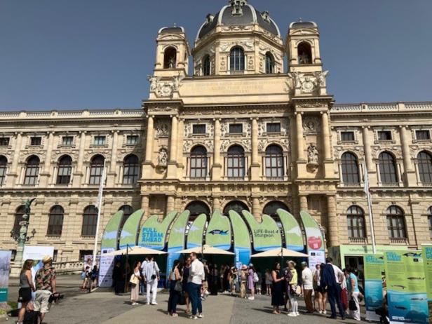 Mobiles Aquarium für Artenschutz: Kleine Fische ganz groß