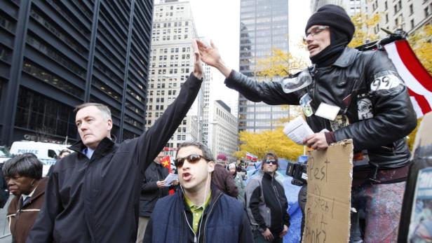 "Occupy": Polizei besprühte 84-Jährige mit Pfefferspray