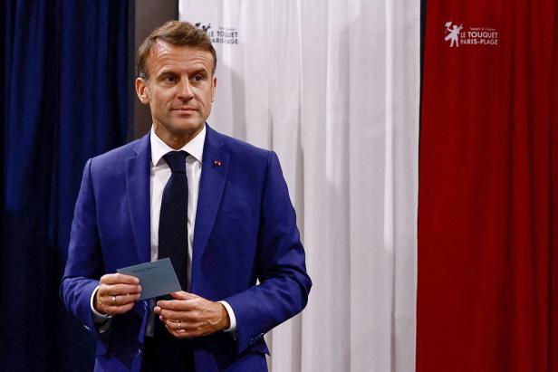 Emmanuel Macron droht ein starker rechter Block in der Nationalversammlung.