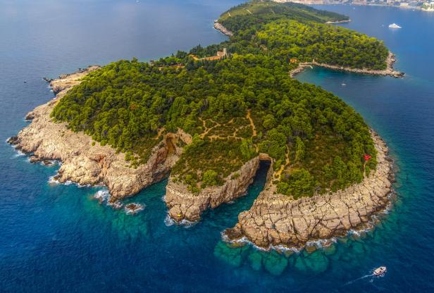 Die Insel Lokrum vor Dubrovnik