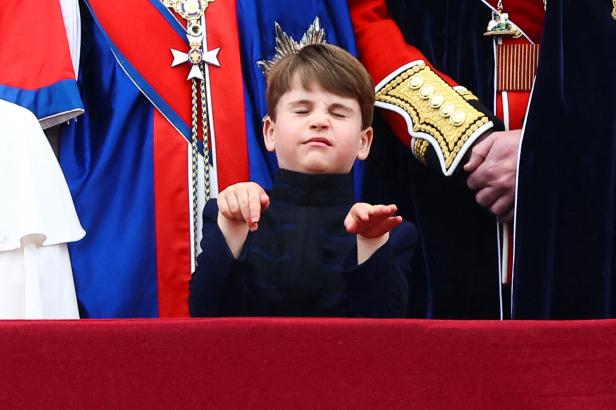 Prinz Louis bei der Krönung von König Charles III.