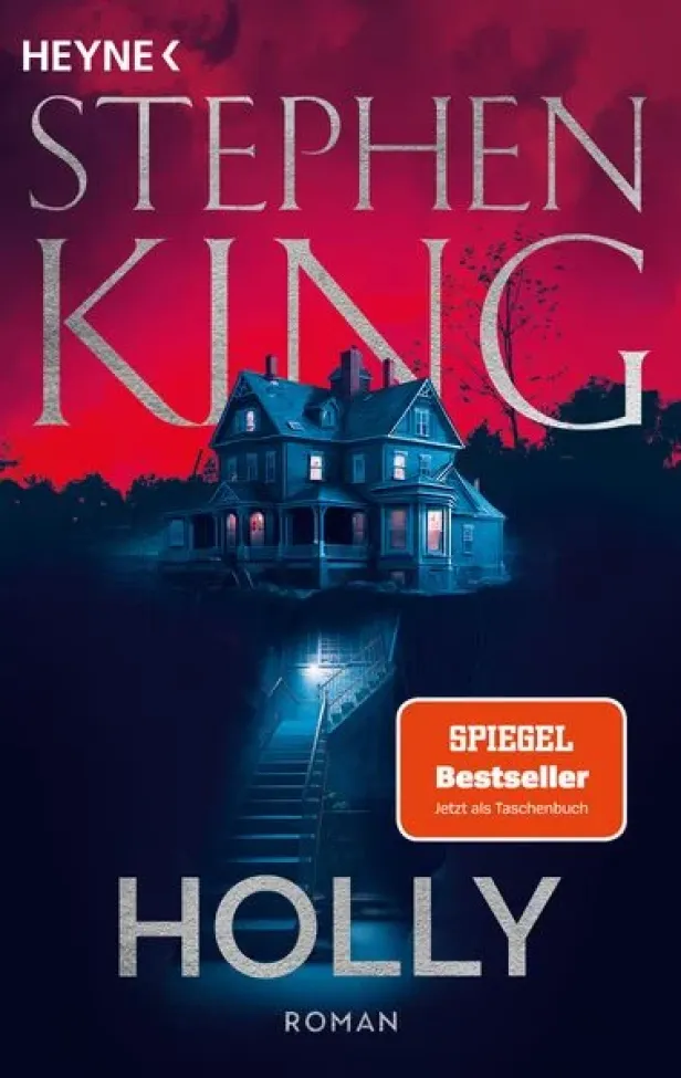 Das Cover des Buches „Holly“ von Stephen King zeigt ein unheimliches Haus.
