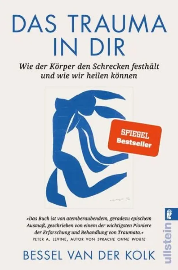 Das Buchcover zeigt „Das Trauma in dir“ von Bessel van der Kolk.