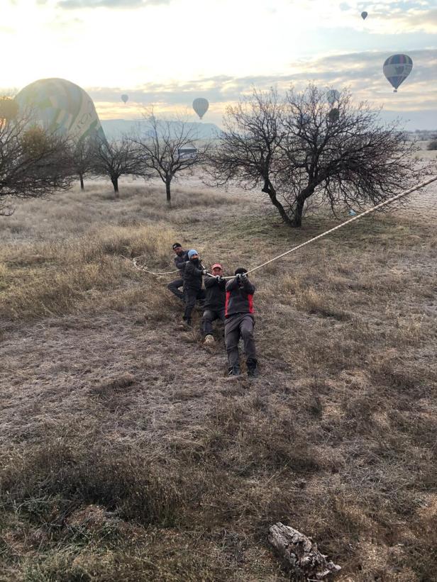 Keine Höhenangst in Kappadokien: Sonnenaufgang im Heißluftballon