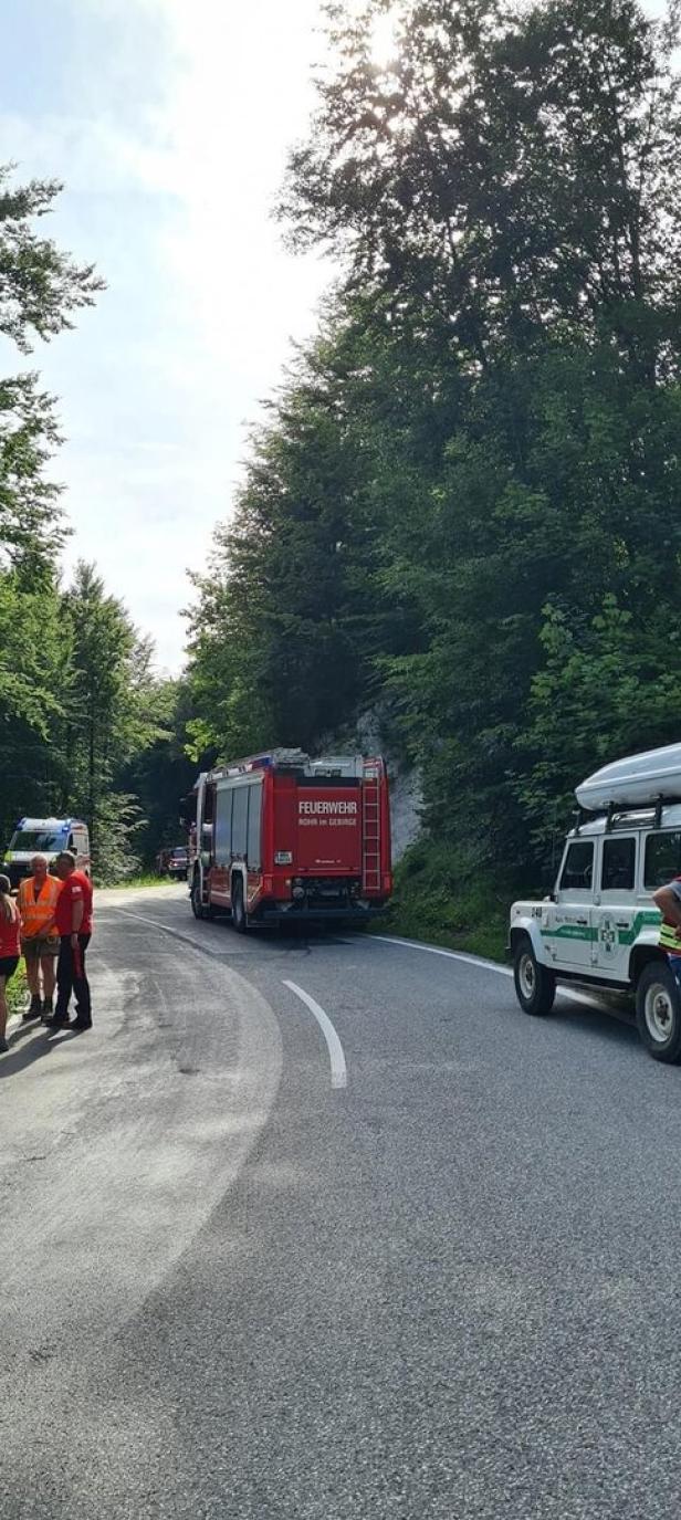 Kalte Kuchl: Verunglückter Biker stürzte über Abhang im Wald