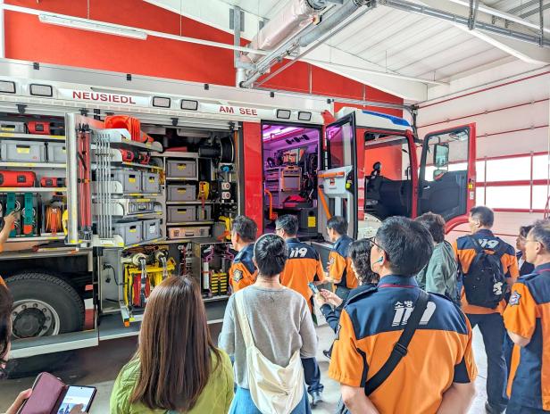 Wie die burgenländische Feuerwehr ihre koreanischen Kollegen verblüfft