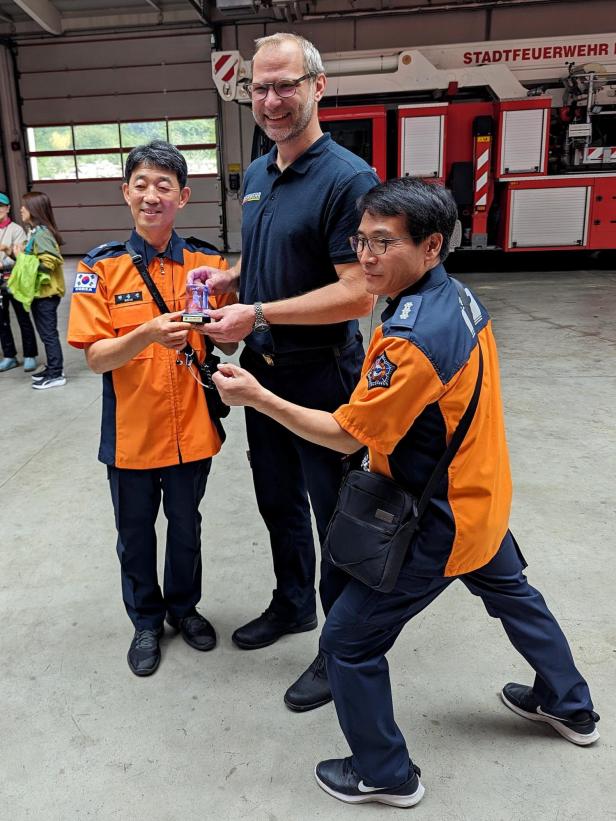 Wie die burgenländische Feuerwehr ihre koreanischen Kollegen verblüfft