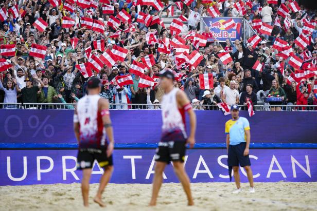 A1 Beach Pro bringt Strandfeeling – und Olympioniken – in die Stadt