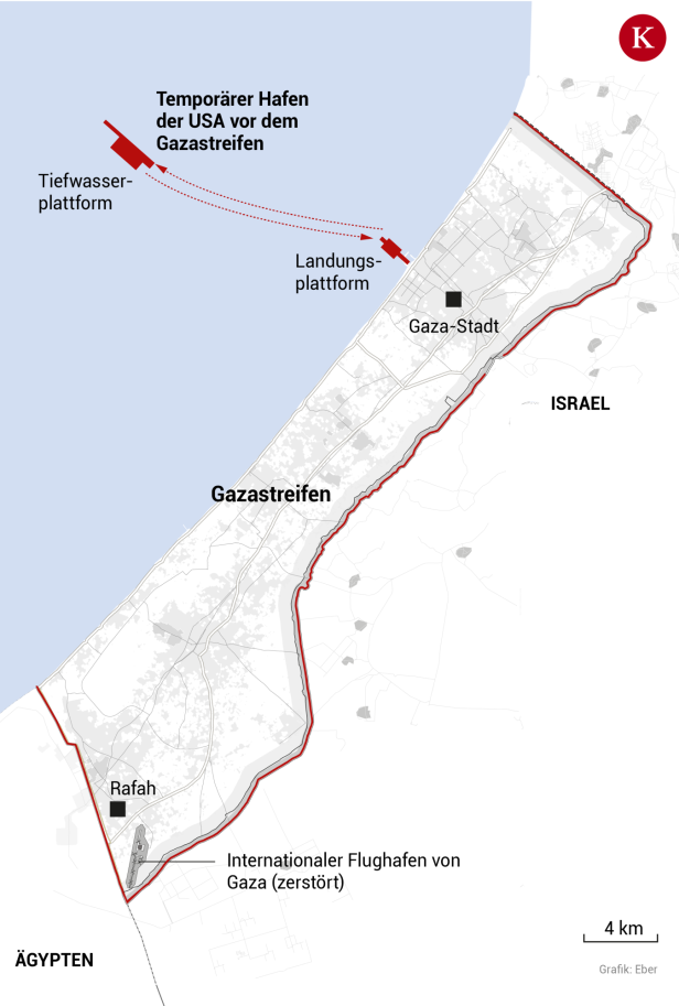 Nach 20 Tagen wieder abgebaut: Warum der US-Hafen vor dem Gazastreifen gescheitert ist