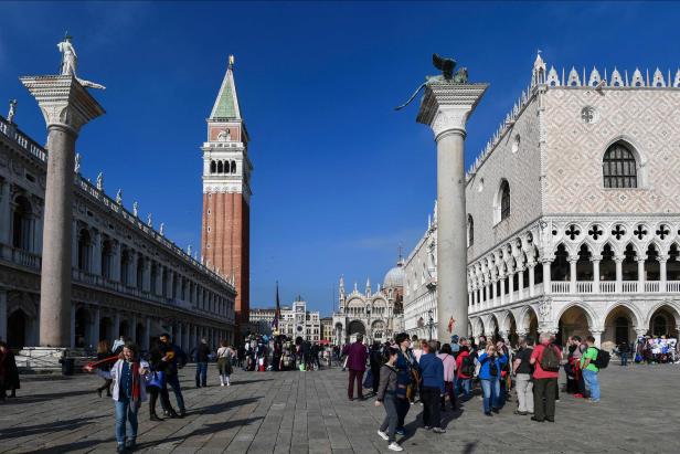 Der Markusplatz in Venedig