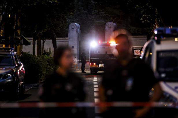 One person killed and three injured after car crashes into a cafe in Paris