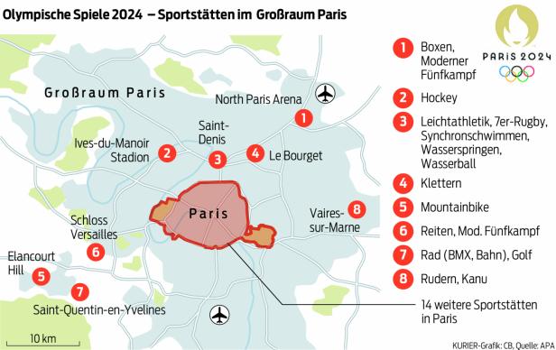 Gebaut für Olympia: So spektakulär sind die Sportstätten in Paris