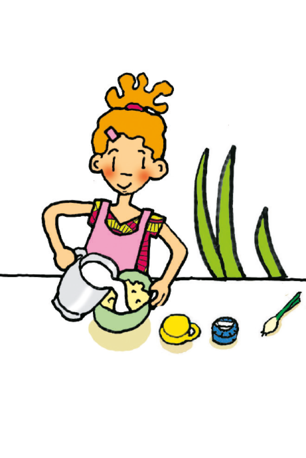 Lilli kocht: Bulgursalat.
