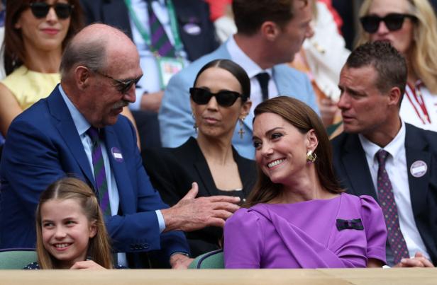 Kate und Tochter Charlotte in Wimbledon