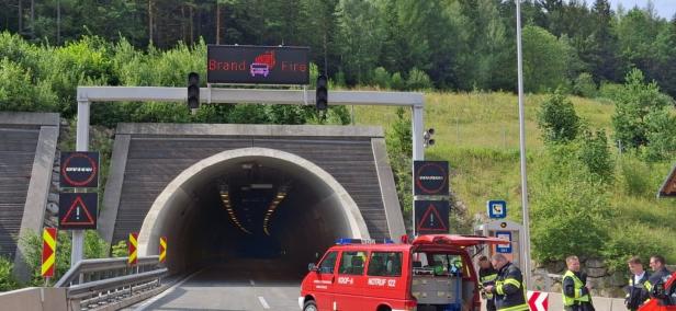 Lkw-Brand sorgte für stundenlange Sperre des S6-Tunnels Semmering