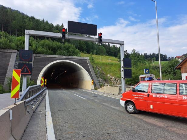 Lkw-Brand sorgte für stundenlange Sperre des S6-Tunnels Semmering