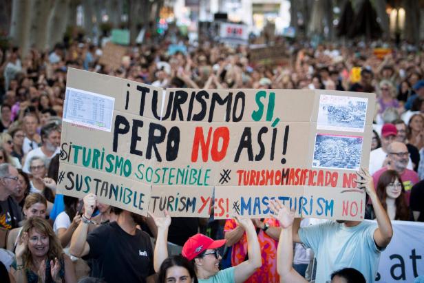 Proteste gegen Massentourismus auf Mallorca