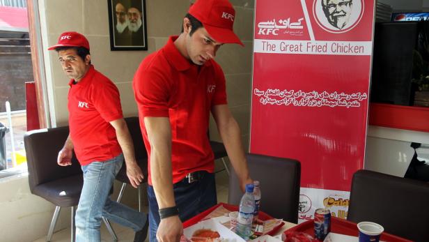 KFC-Filiale in Teheran nach einem Tag wieder zu