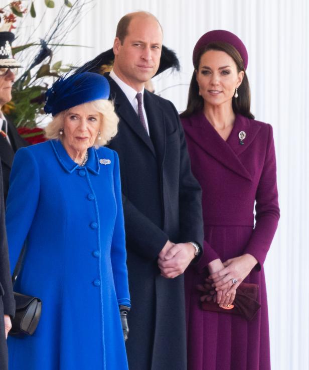 Camilla, William und Kate