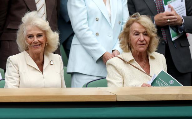 Königin Camilla und Schwester Annabel