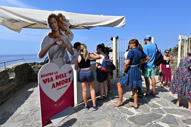 Nach 12 Jahren:  Weg der Liebe in Cinque Terre ist wieder offen - aber er kostet etwas